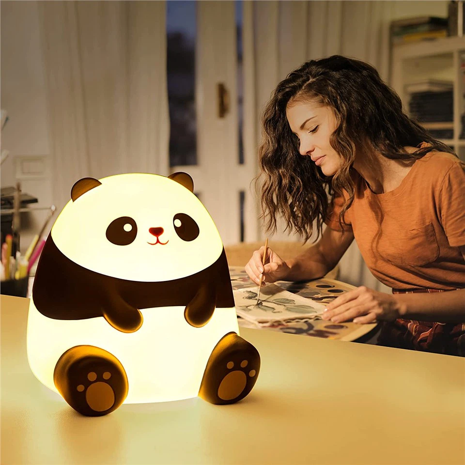 Panda Touch Silicone Lamp